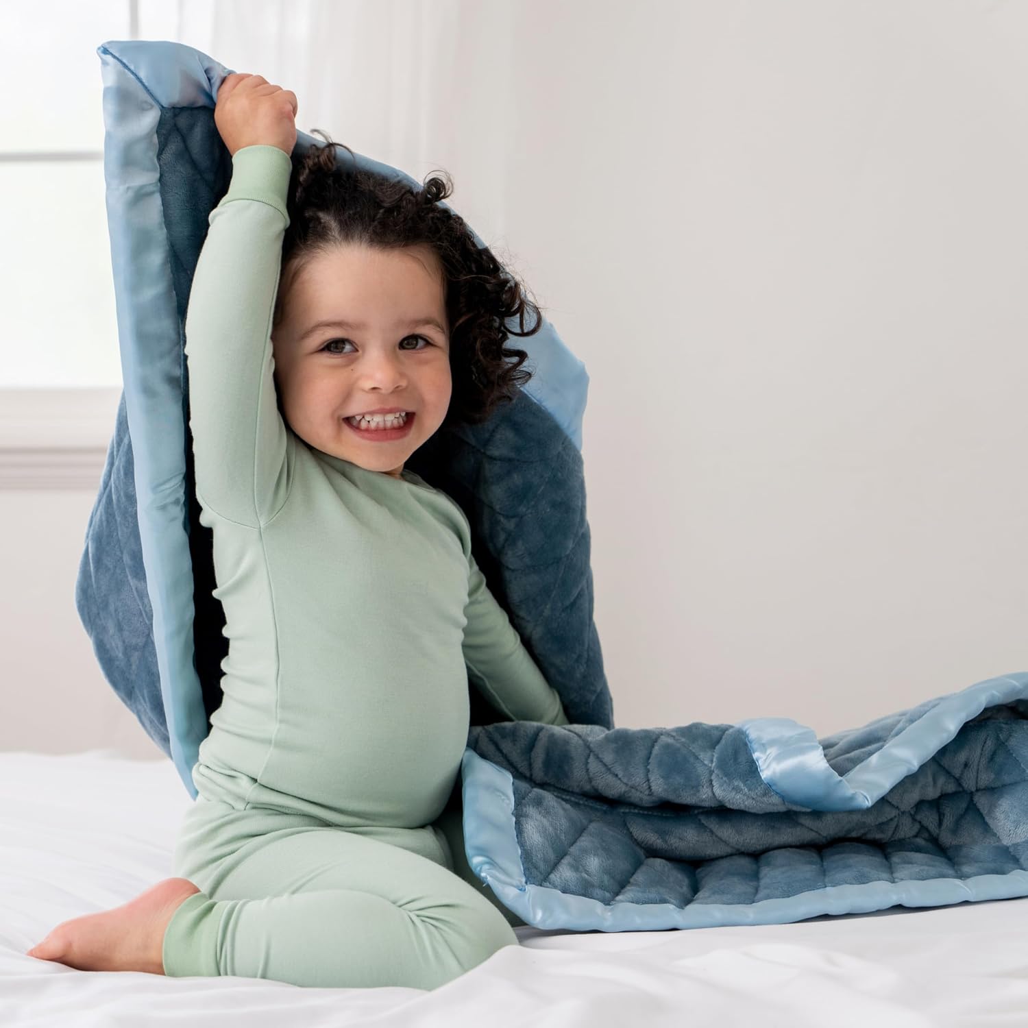 Cooling vs. Minky Weighted Blankets for Kids: Choosing the Right Fabric for Your Child's Sensory Profile